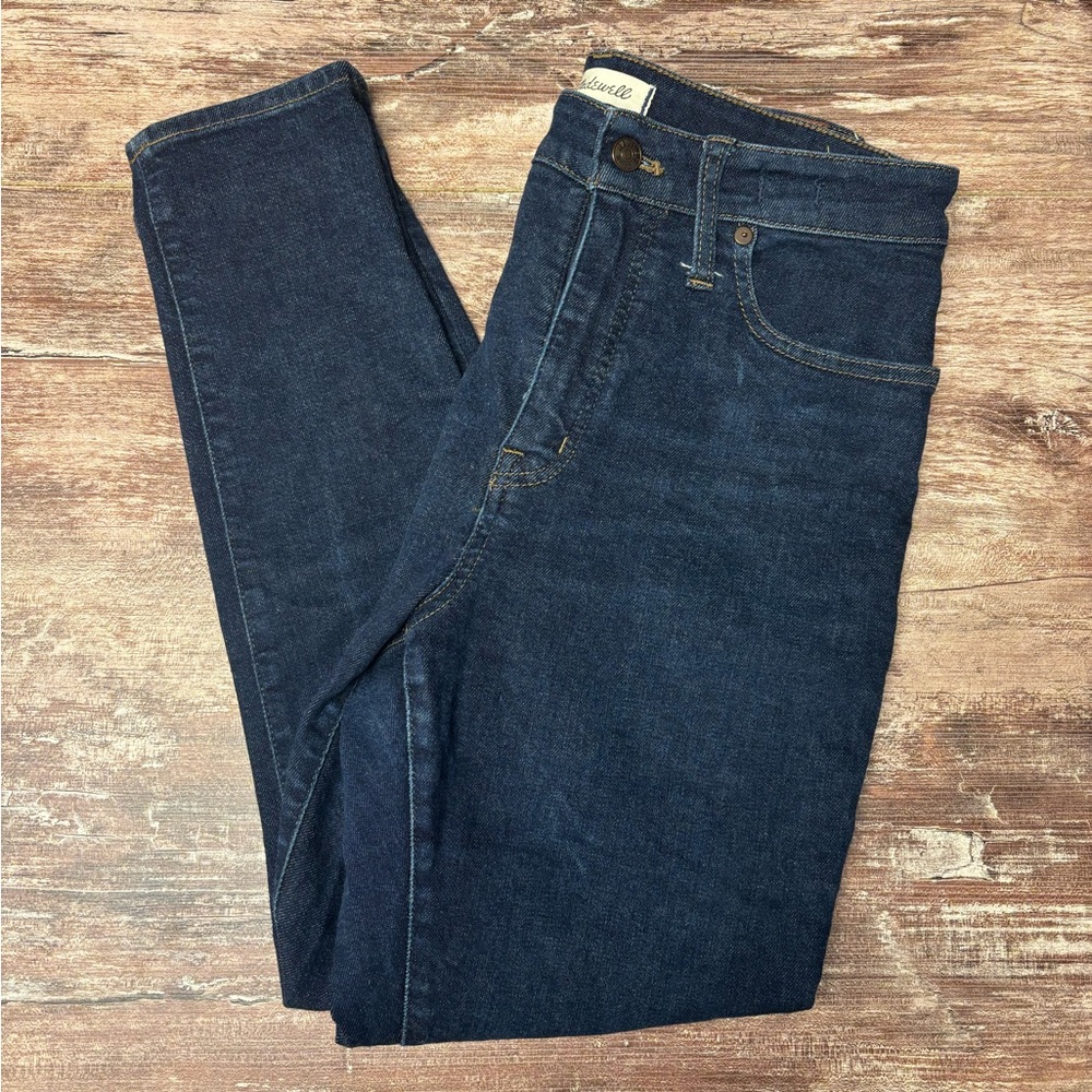 Madewell | VGUC Curvy High Rise Skinny Dark Wash Indigo Jeans Denim 29 Petite